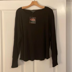 Fat Hat Clothing black crew sweater